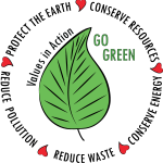 Go Green Values in Action Logo